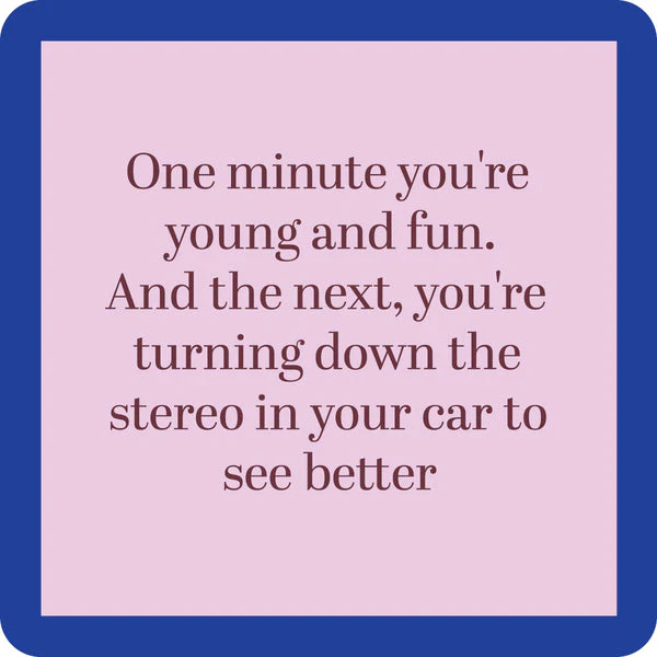 Drinks on Me - Young and Fun Coaster