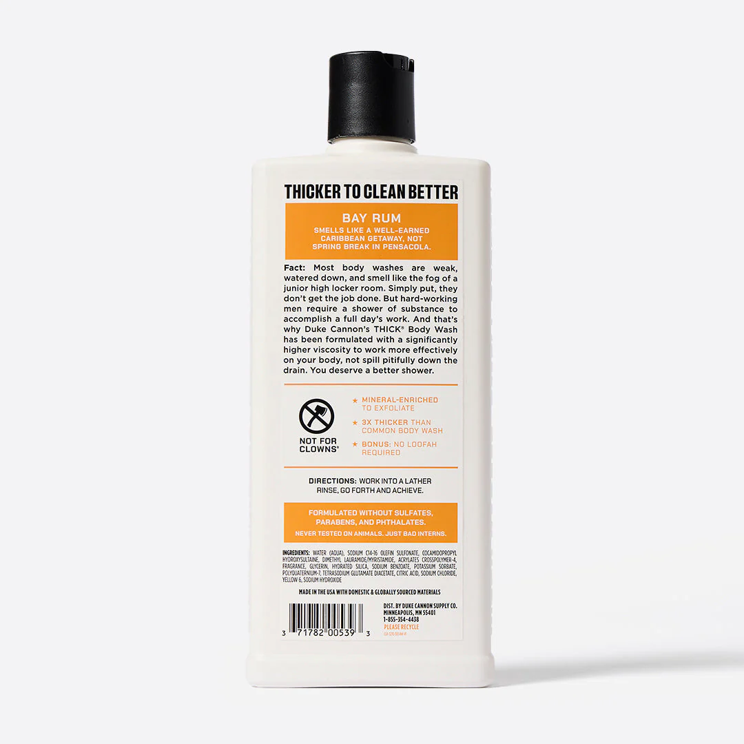 Duke Cannon - Thick Body Wash, Bay Rum - Image 2