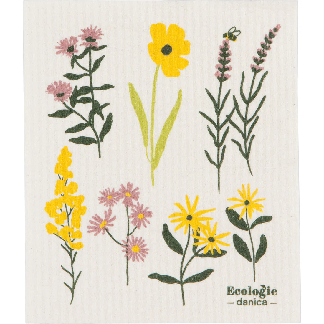 Ecologie - Bees & Blooms Swedish Dishcloth