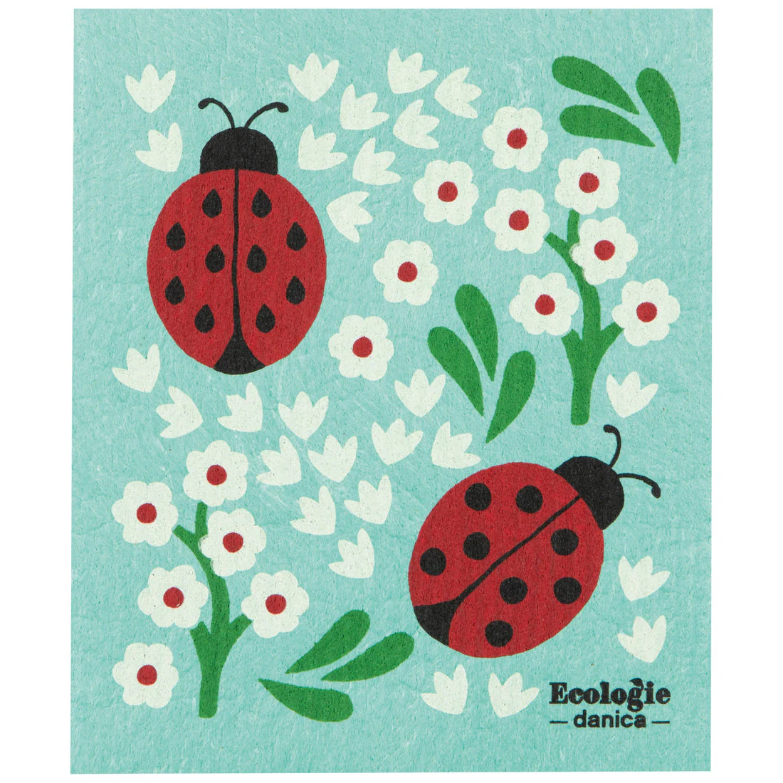 Ecologie - Ladybugs Swedish Dishcloth
