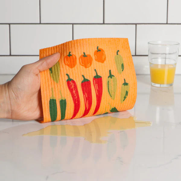 Ecologie - Swedish Dish Cloth, Chili Peppers - Image 2