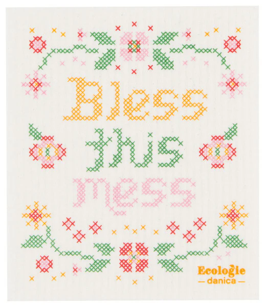 Ecologie - Swedish Sponge Dishcloth, Bless This Mess