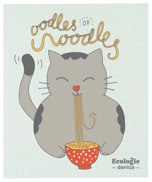 Ecologie - Swedish Sponge Dishcloth, Oodles Of Noodles