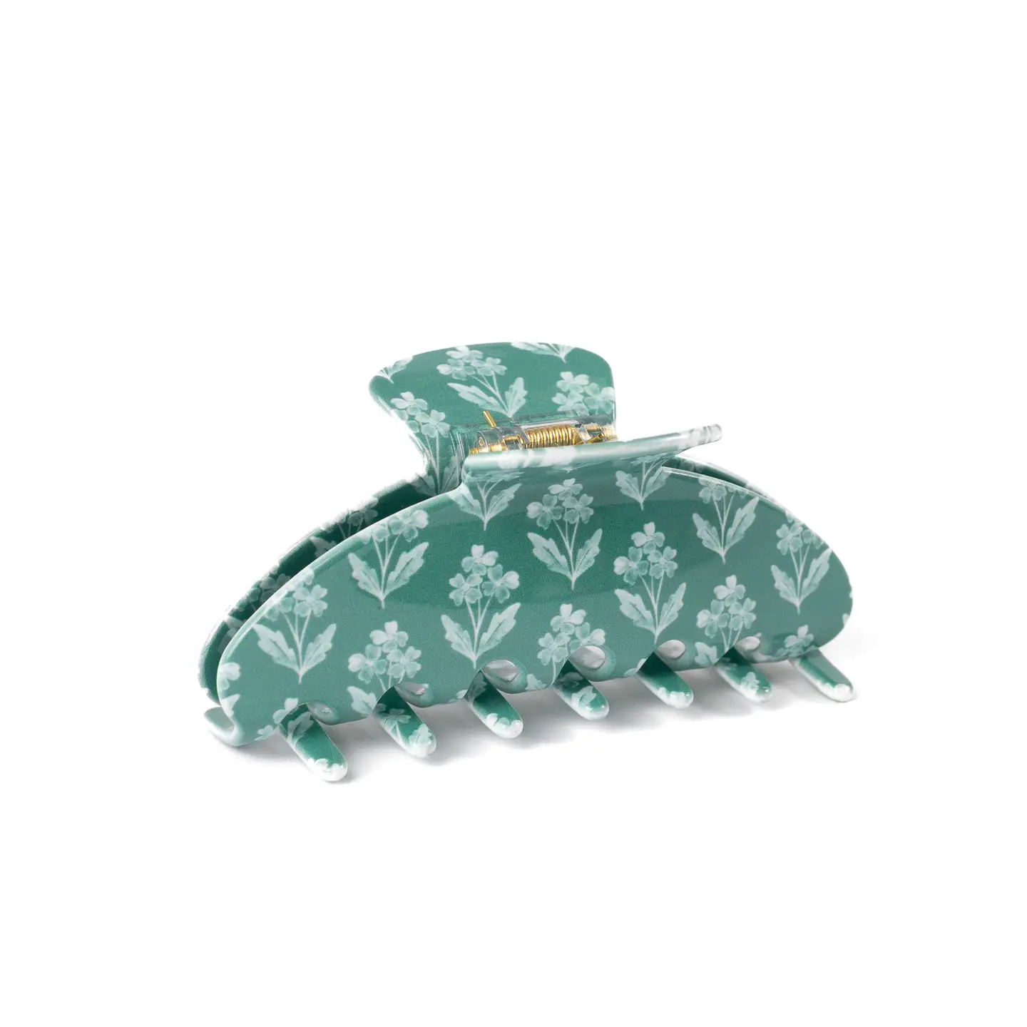 Elyse Breanne Design - Floral Claw Clip, Forget Me Not Sage