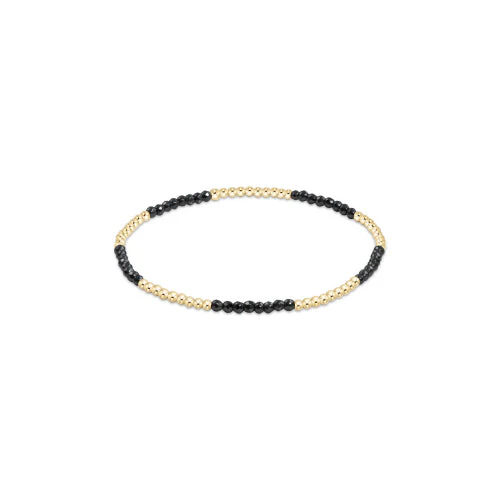 enewton - Blissful Pattern 2mm Bead Bracelet, Faceted Hematite