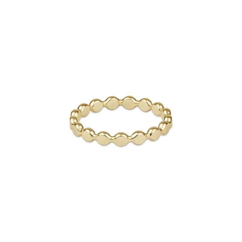 enewton - Classic Gold 2.5 Beaded Disc Ring