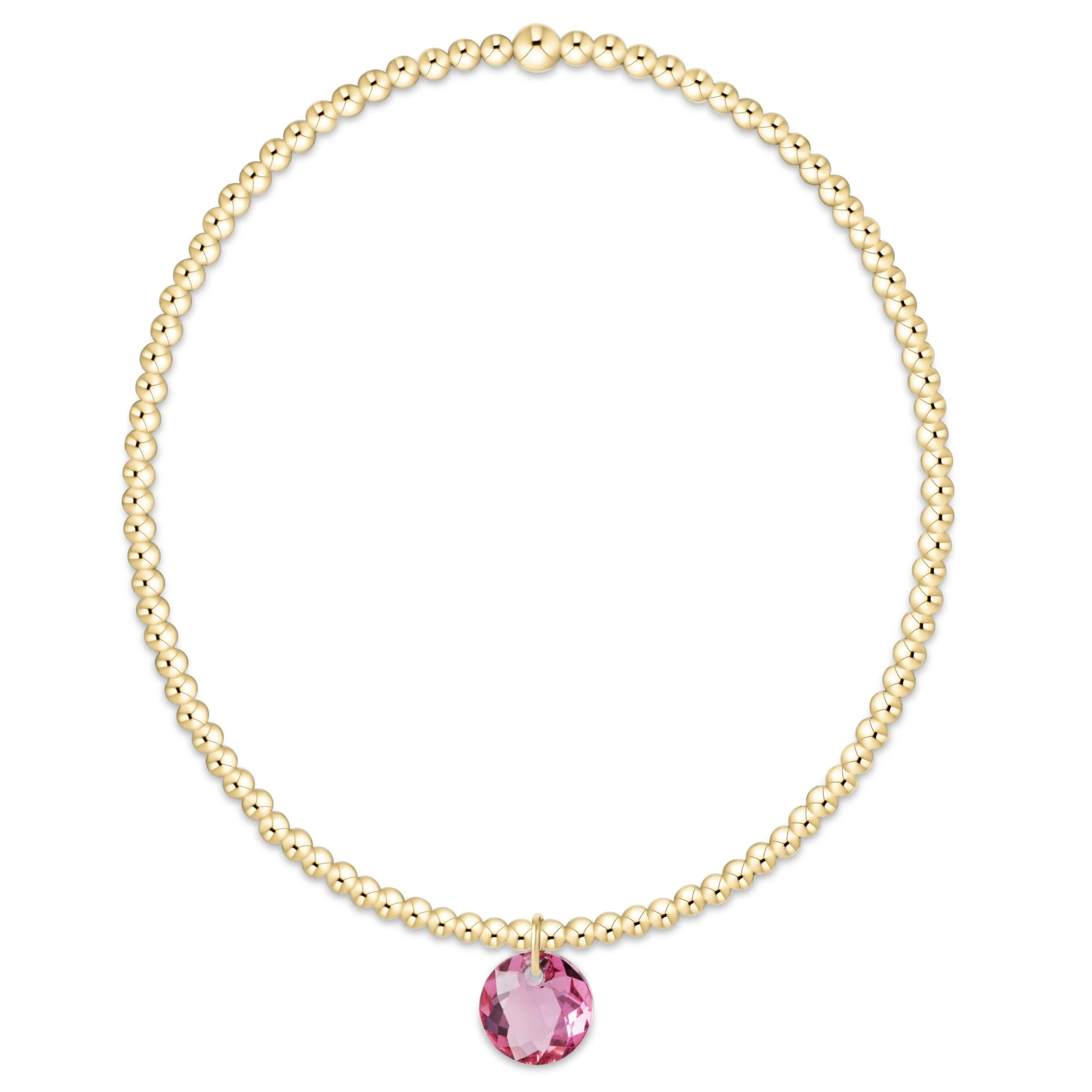 enewton - Classic Gold 2mm Bracelet Reflection Small Charm, 10