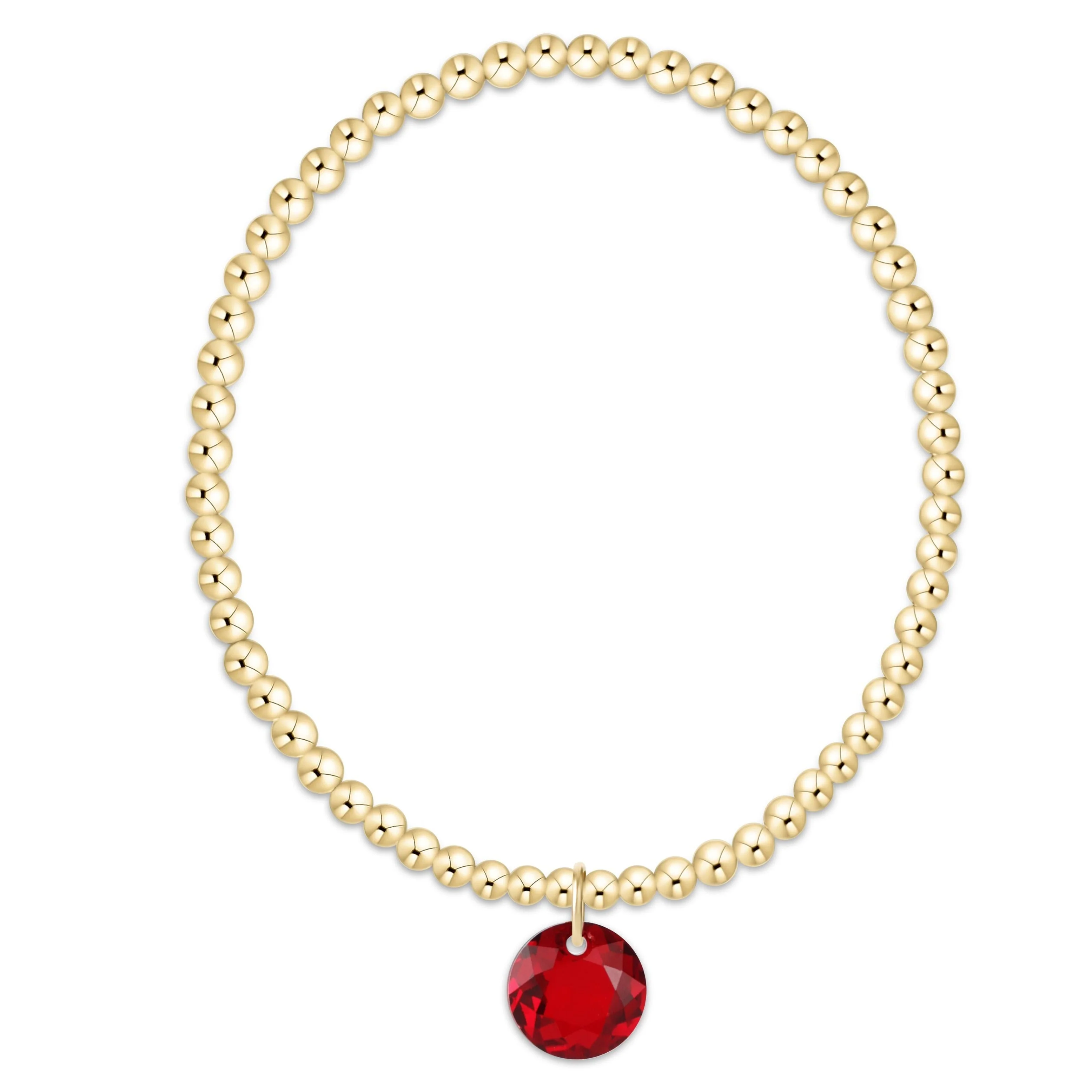 enewton - Classic Gold 3mm Bracelet Reflection Charm, 01