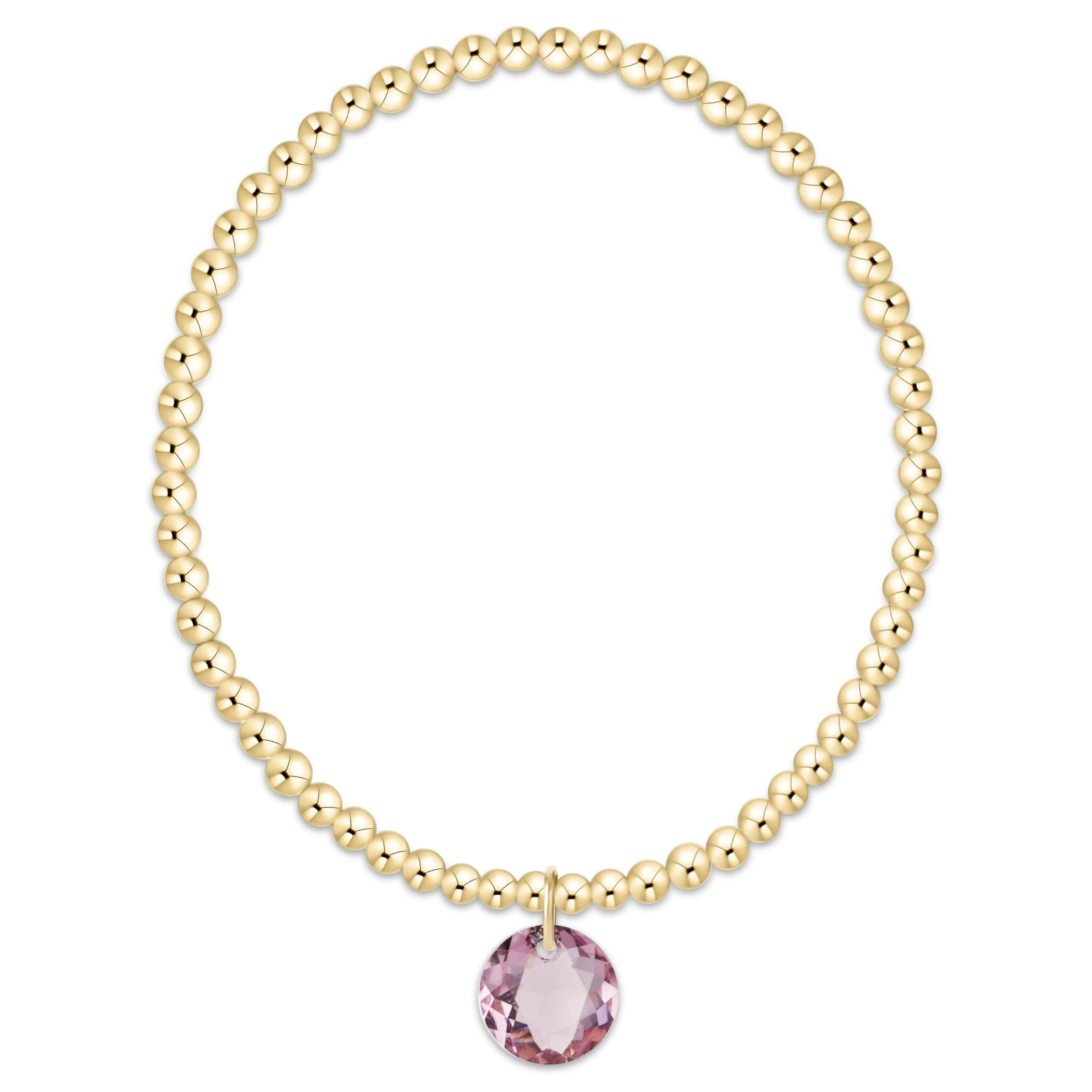 enewton - Classic Gold 3mm Bracelet Reflection Charm, 02