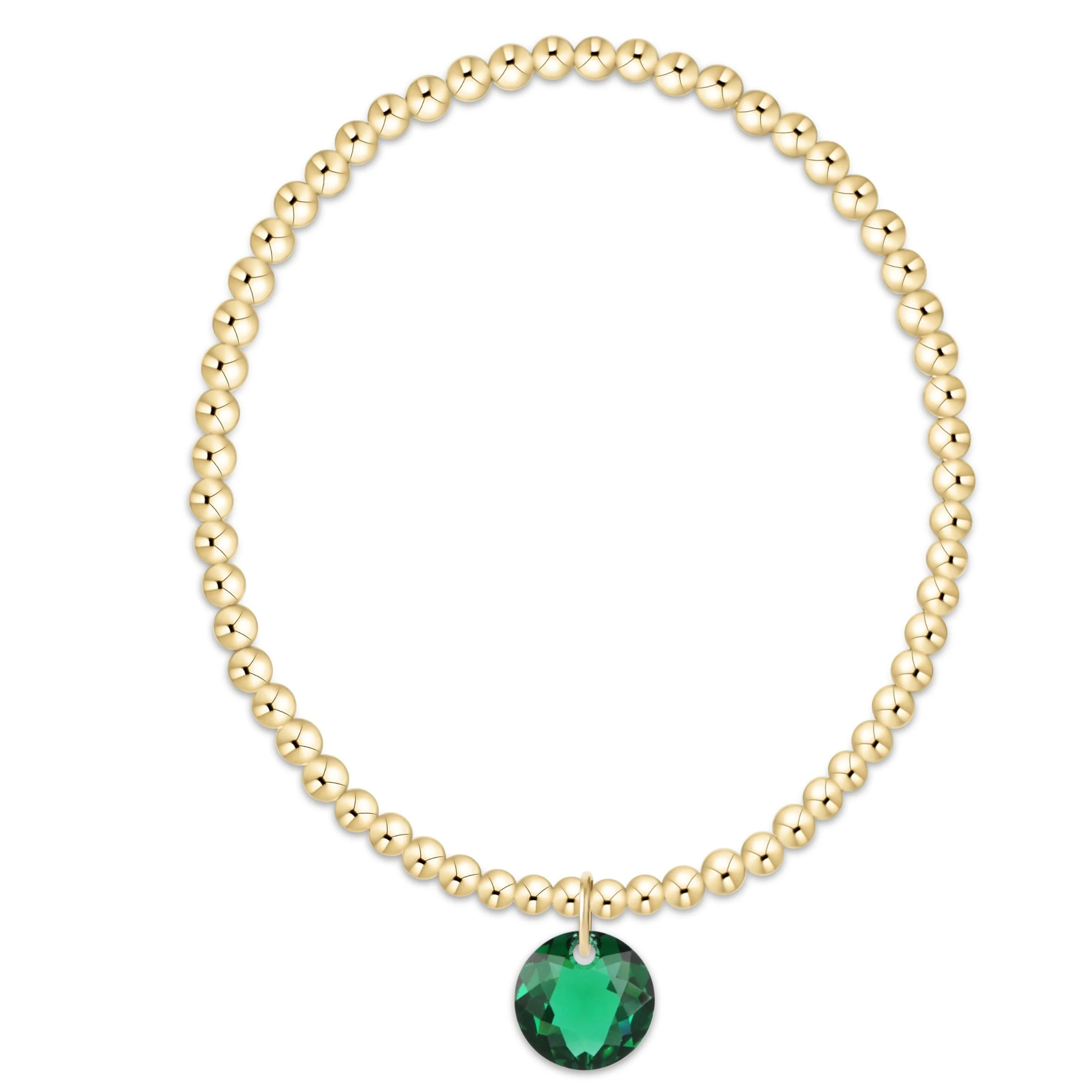 enewton - Classic Gold 3mm Bracelet Reflection Charm, 05