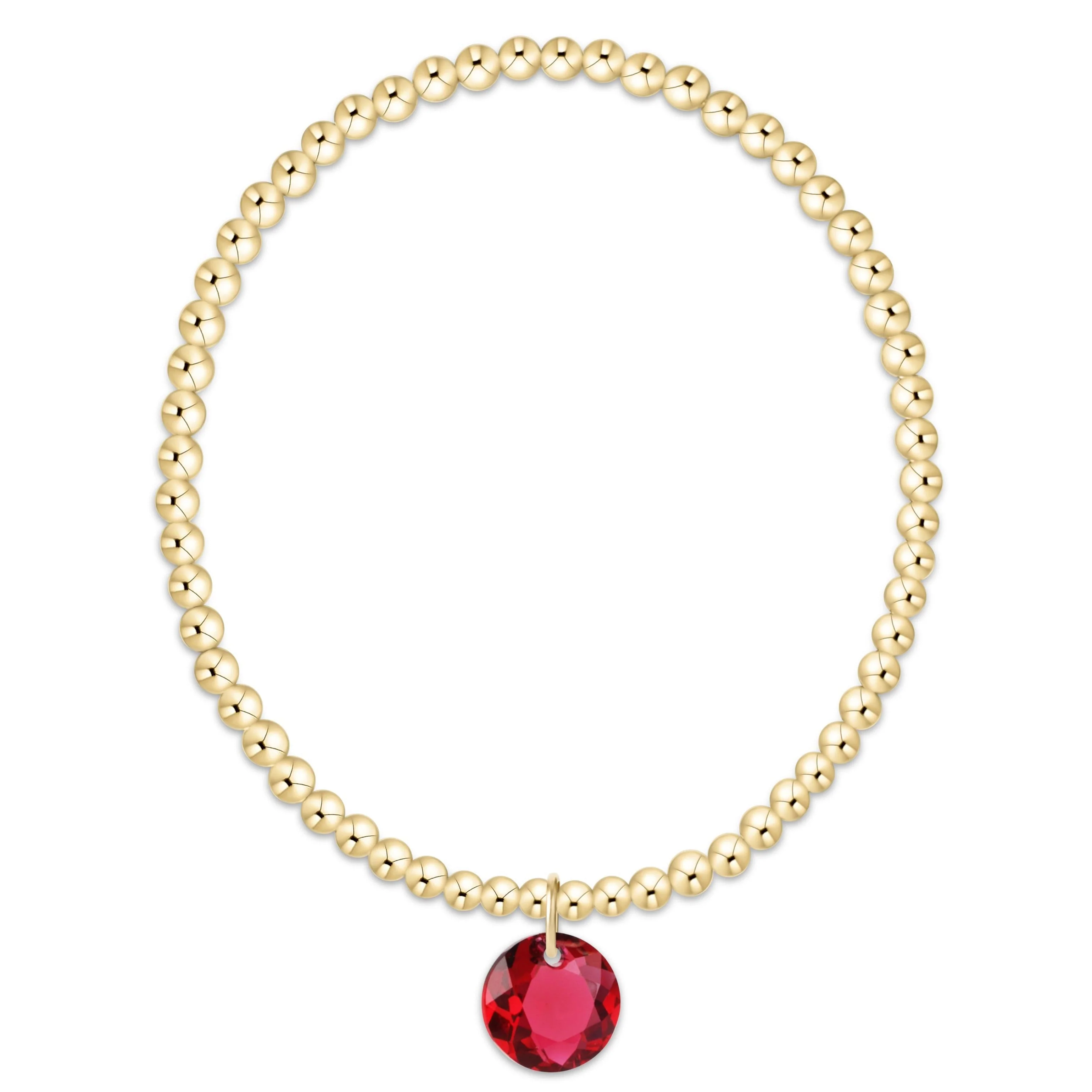 enewton - Classic Gold 3mm Bracelet Reflection Charm, 07
