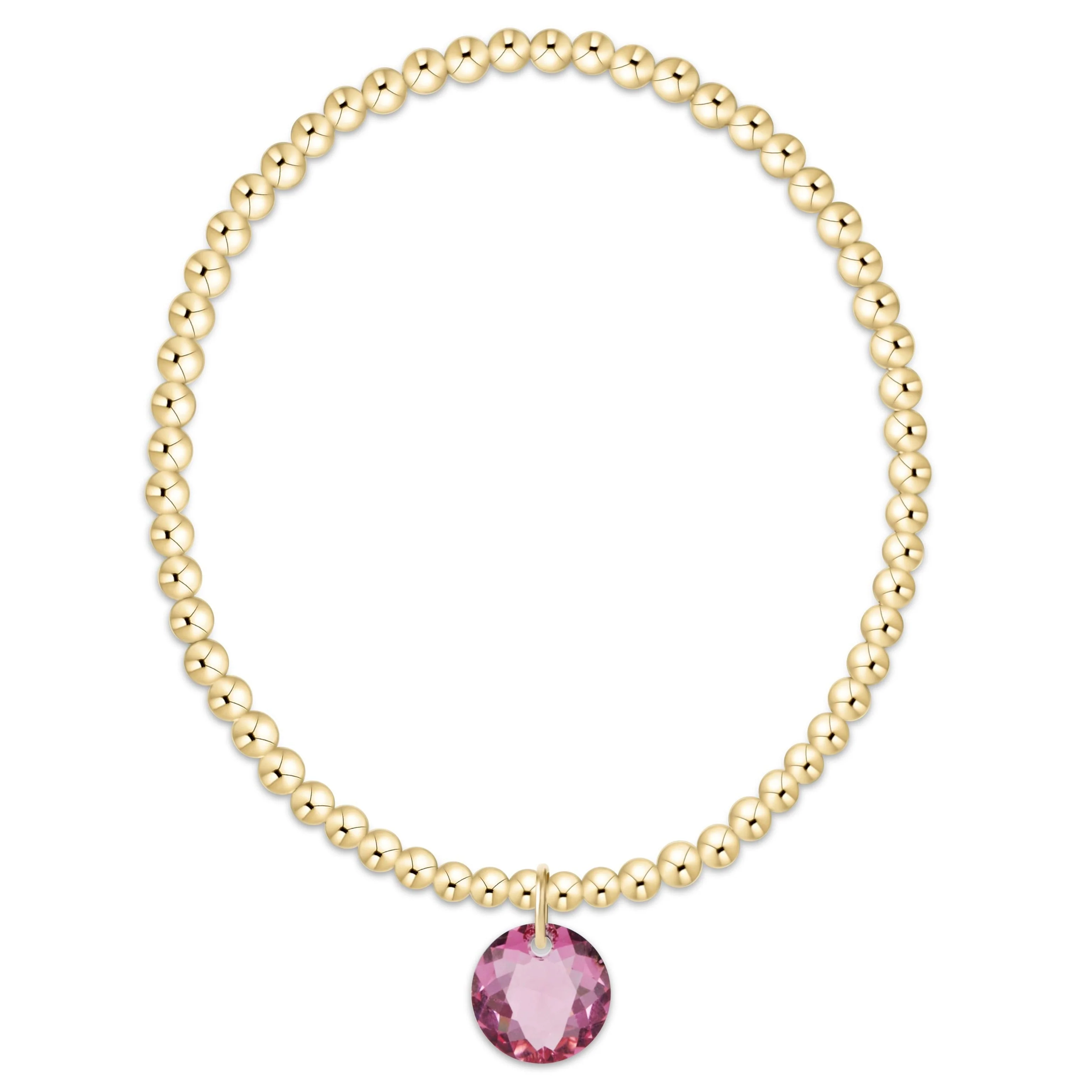 enewton - Classic Gold 3mm Bracelet Reflection Charm, 10