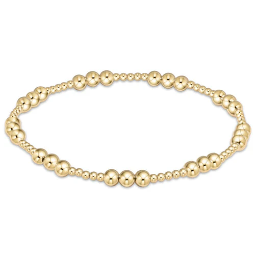 enewton - Classic Joy Pattern 4mm Bead Bracelet, Gold