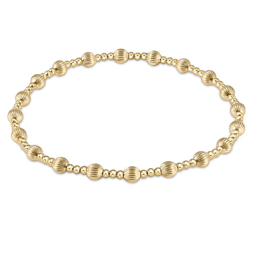 enewton - Dignity Sincerity Pattern 4mm Bead Bracelet, Gold