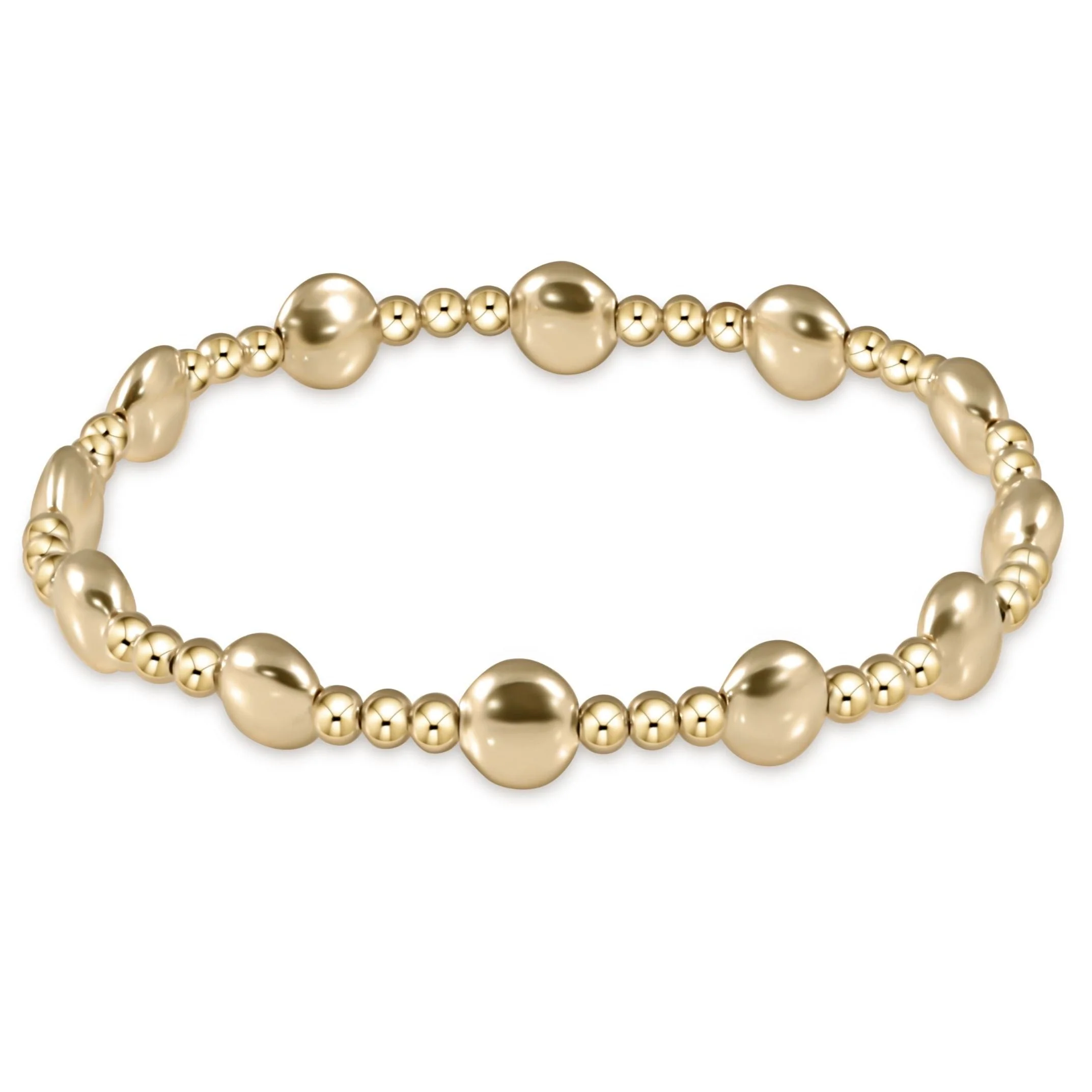enewton - Extends Honesty Sincerity 6mm Bead Bracelet, Gold