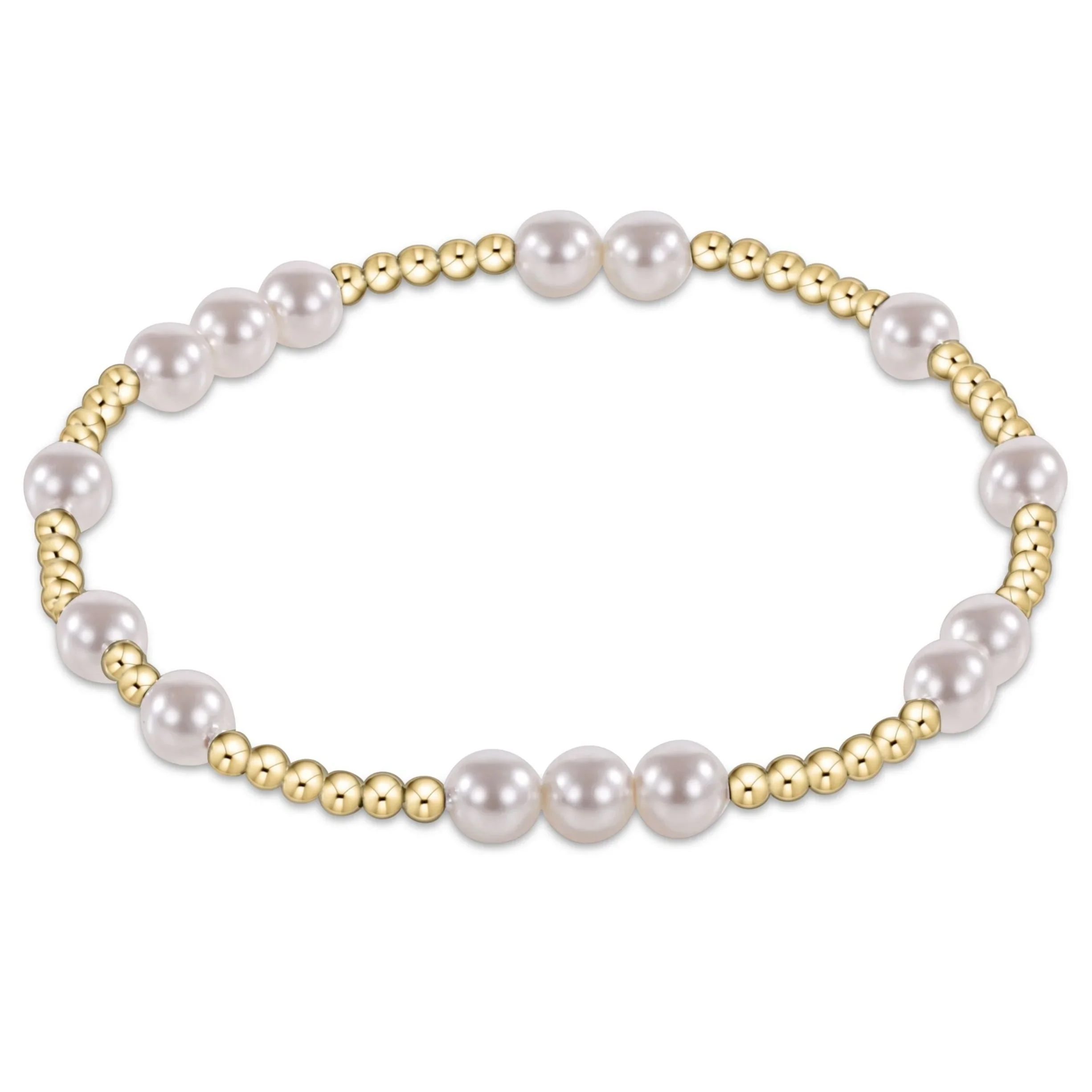 enewton - Extends Hope Unwritten 5mm Bead Bracelet, Pearl