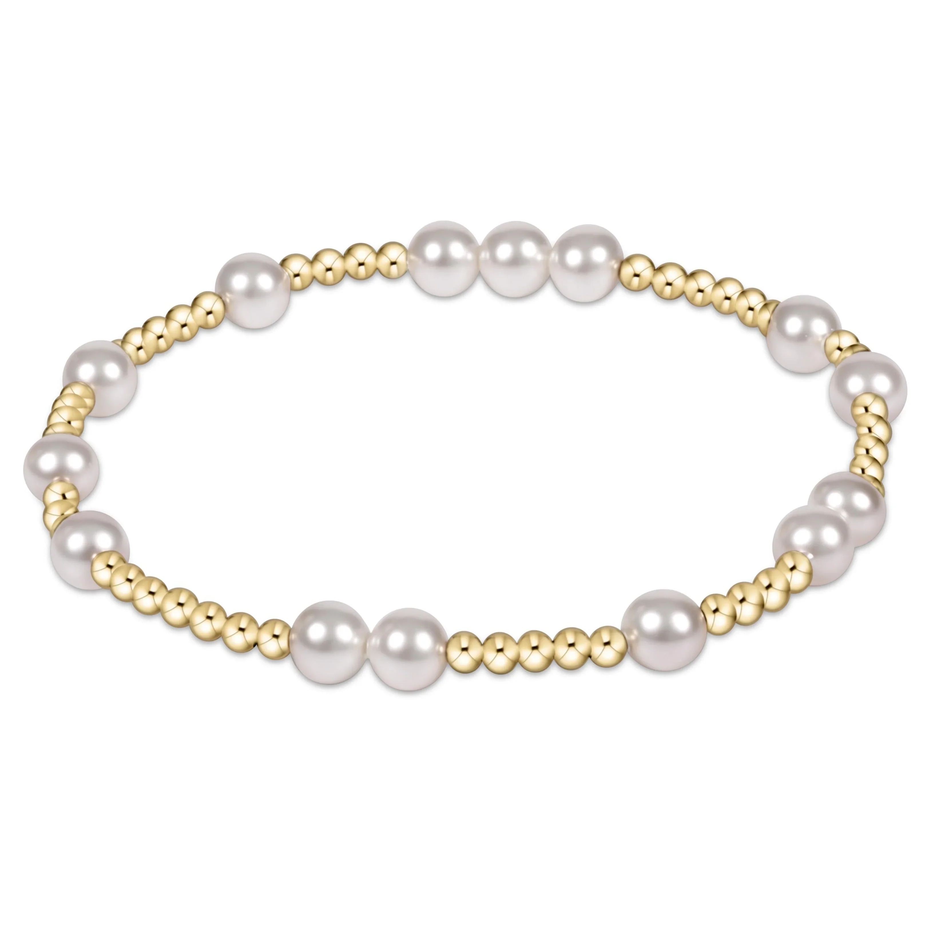 enewton - Extends Hope Unwritten 6mm Bead Bracelet, Pearl