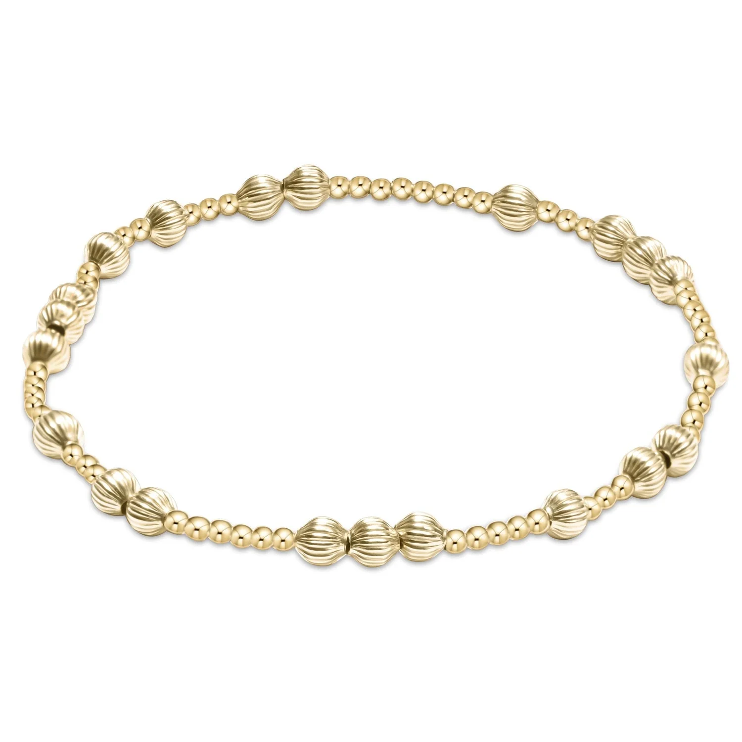 enewton - Extends Hope Unwritten Dignity 4mm Bead Bracelet, Gold
