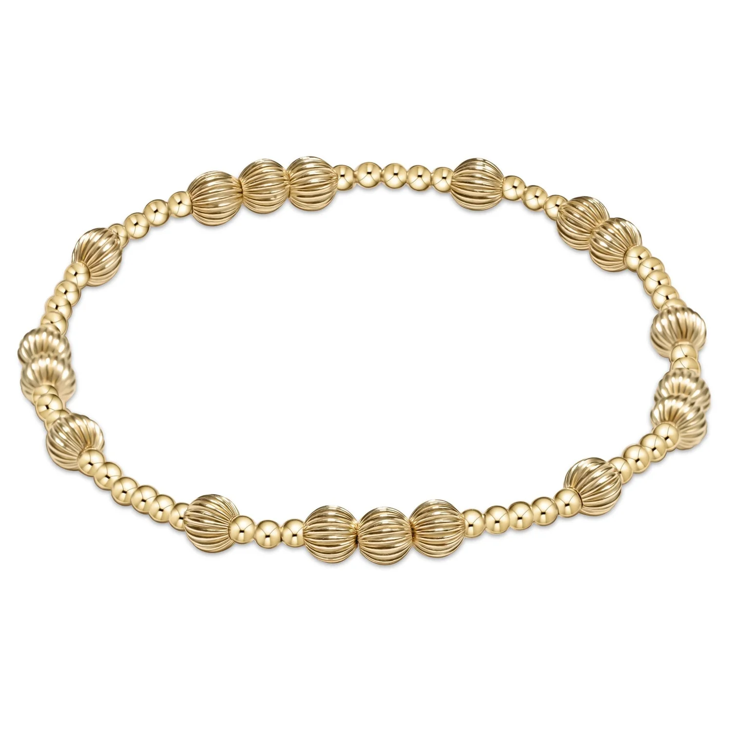 enewton - Extends Hope Unwritten Dignity 5mm Bead Bracelet, Gold