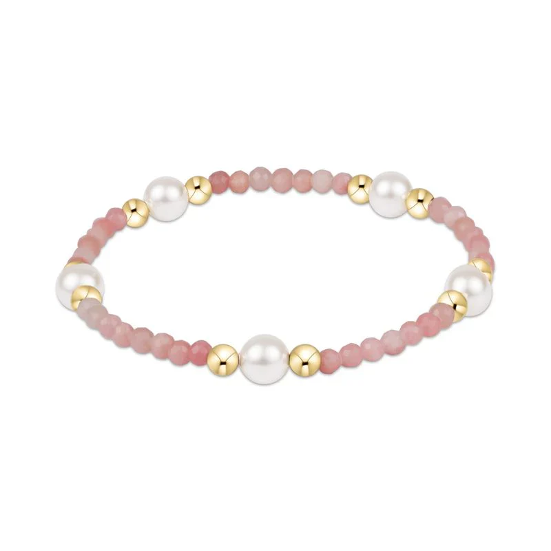 enewton - Purpose Pearl 6mm Gem Bracelet, Pink Opal
