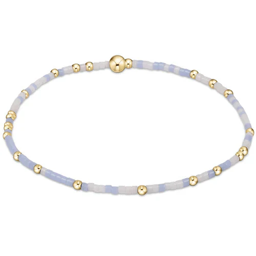 enewton - Gameday Hope Unwritten Bracelet, Light Blue & White