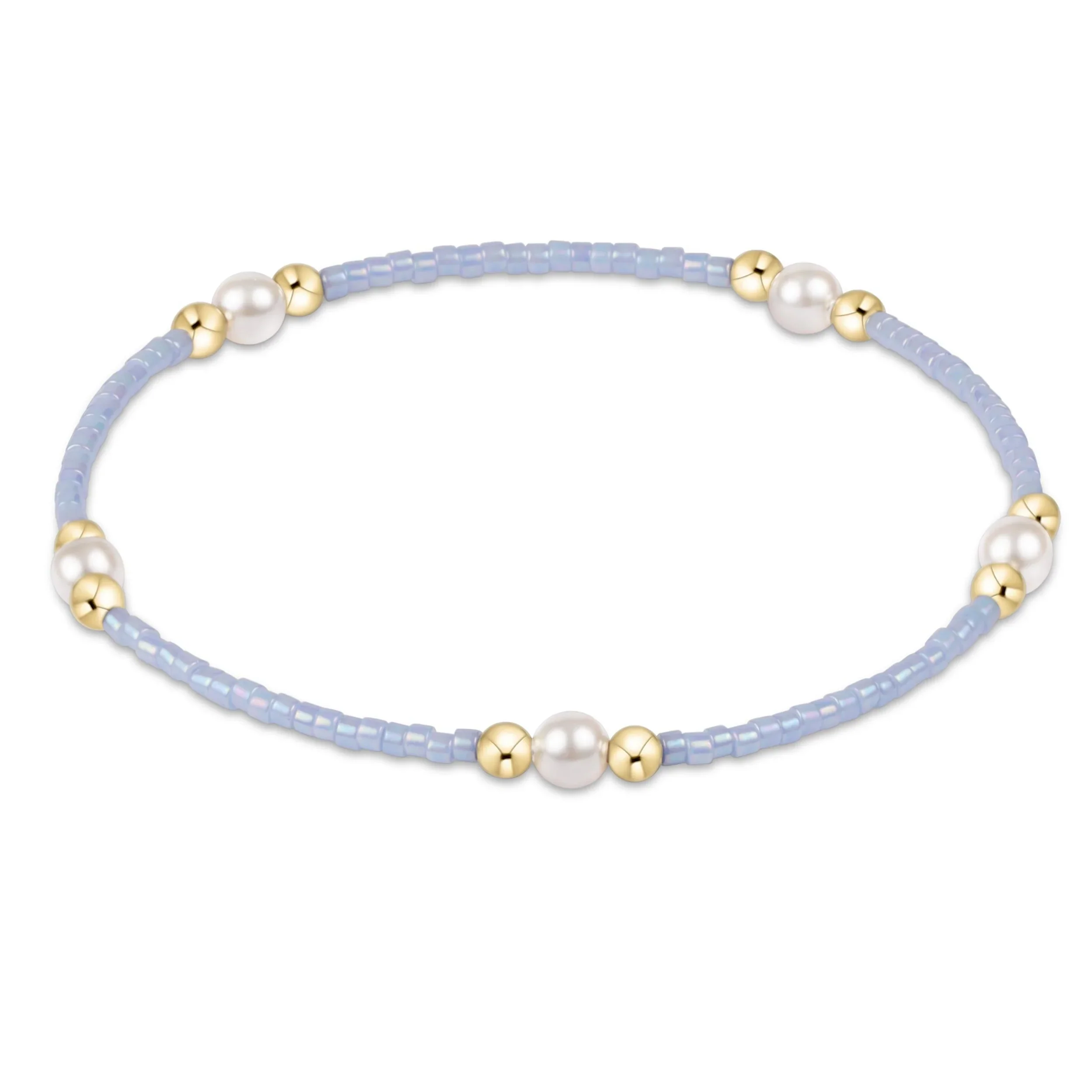 enewton - Hope Purpose Pearl Bracelet, Ocean Mist