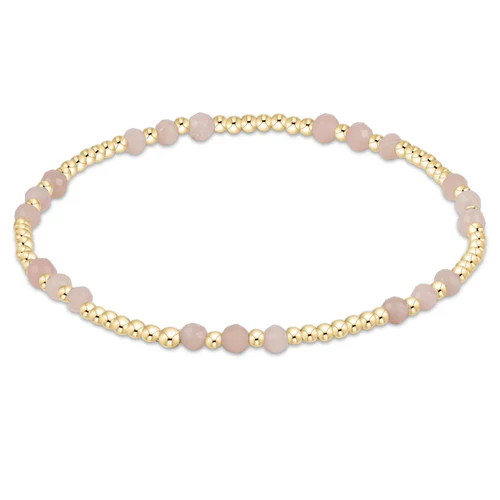 enewton - Joy Gem 3mm Bracelet, Pink Opal