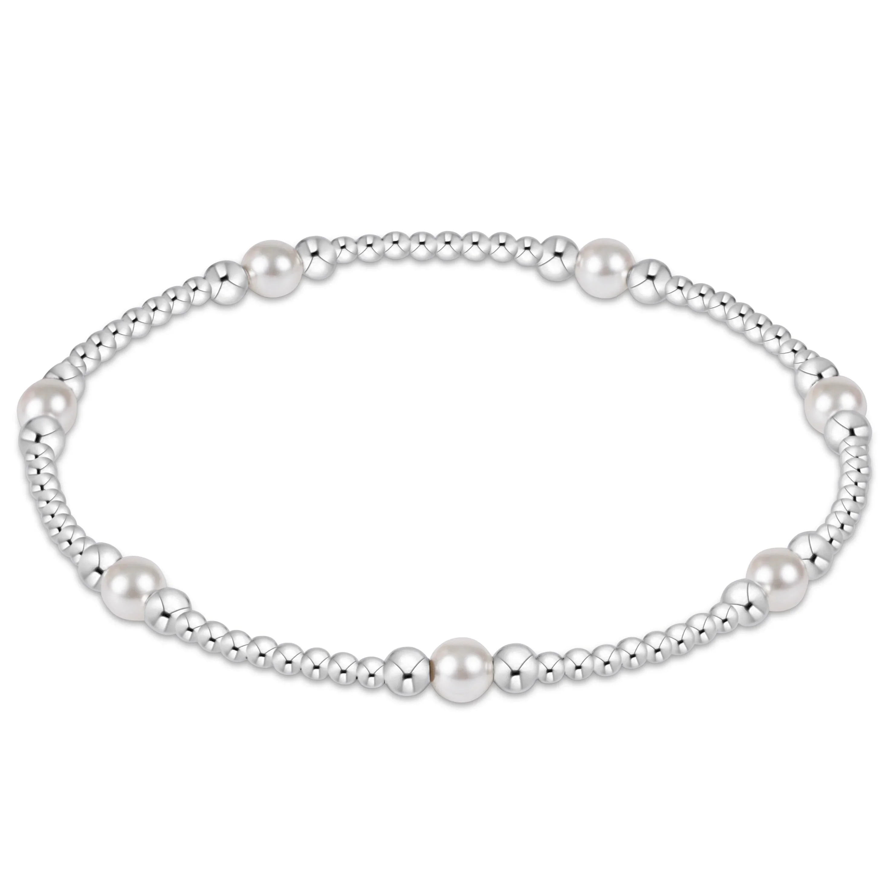enewton - Purpose Pearl Sterling 4mm Bead Bracelet