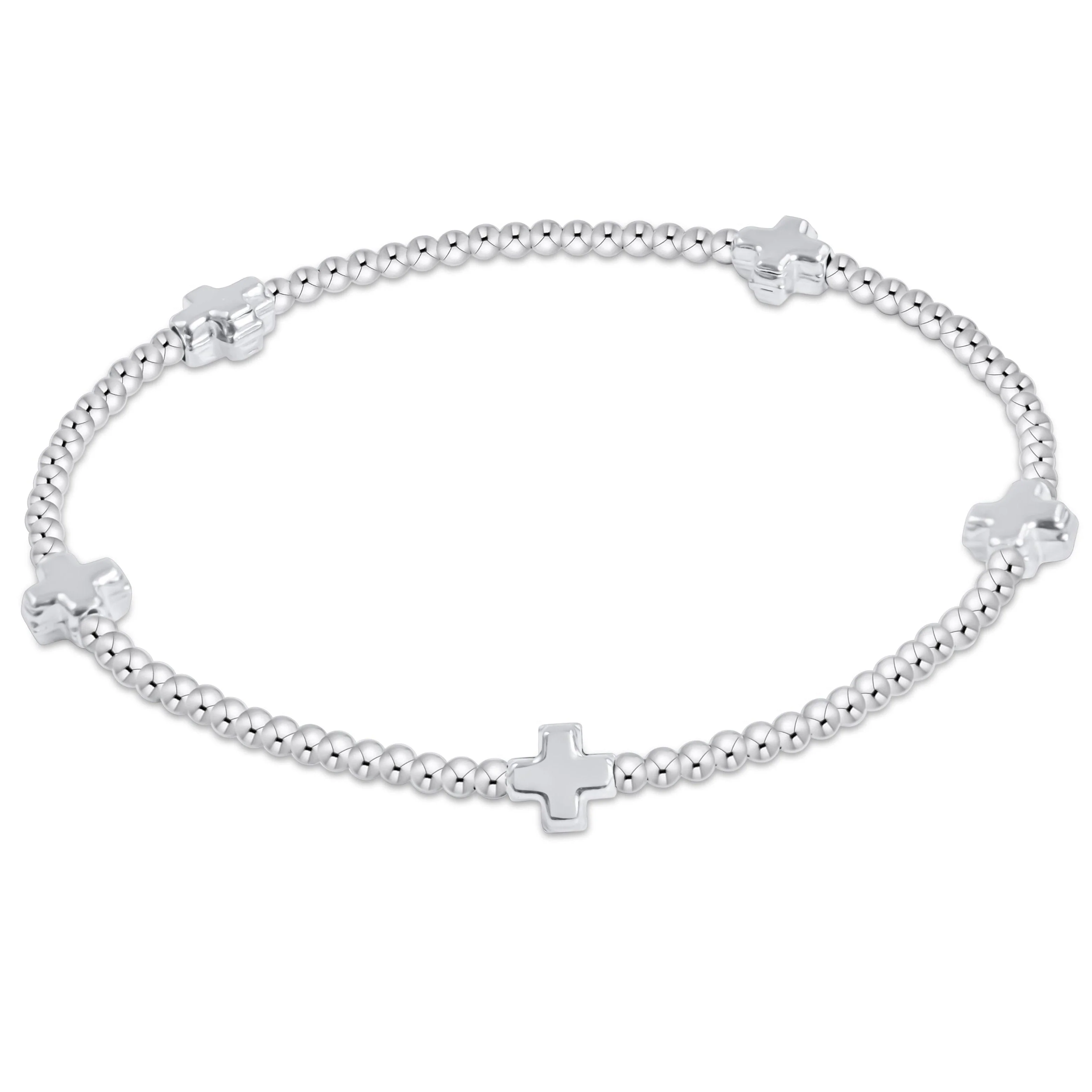enewton - Signature Cross Small Sterling 2mm Bracelet
