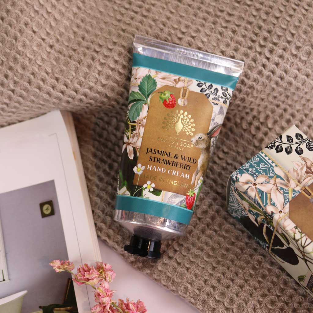English Soap Company - Jasmine & Wild Strawberry Hand Cream - Image 2