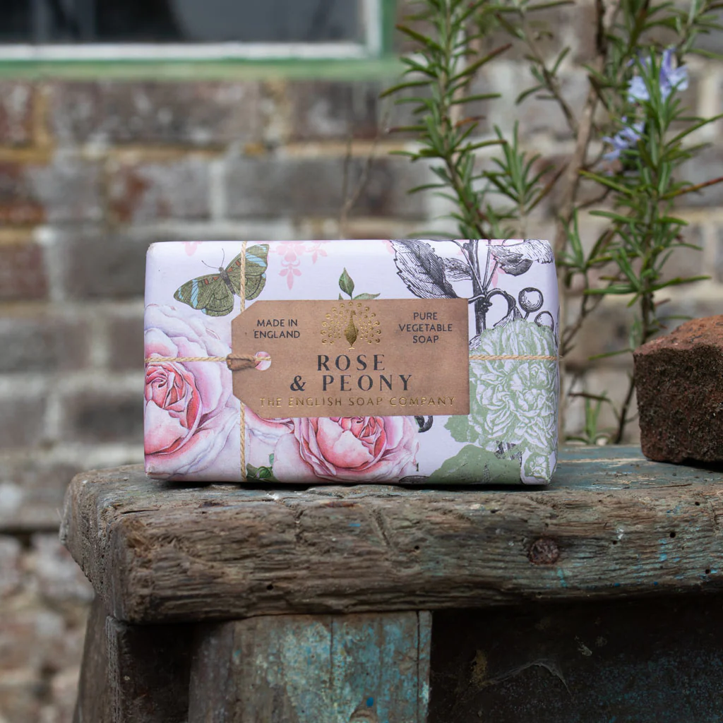 English Soap Company - Rose & Peony Bar Soap