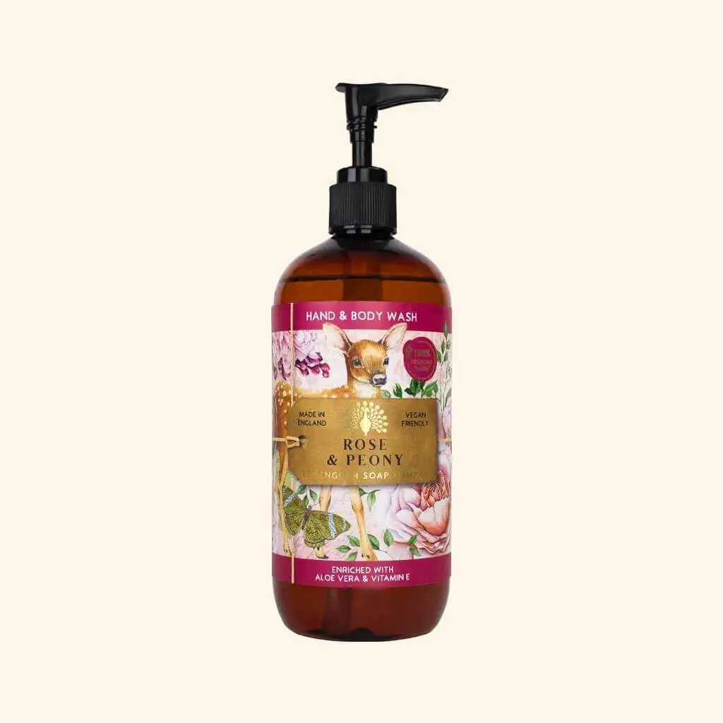 English Soap Company - Rose & Peony Hand & Body Wash - Image 2