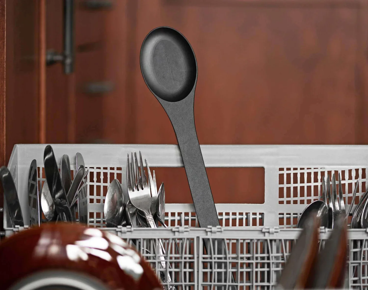 Epicurean - Slate Kitchen Utensil, Medium Spoon - Image 4