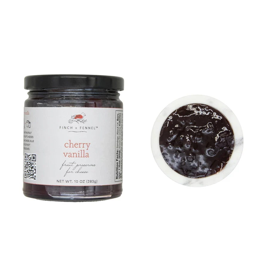 Finch + Fennel - Cherry Vanilla Fruit Preserves