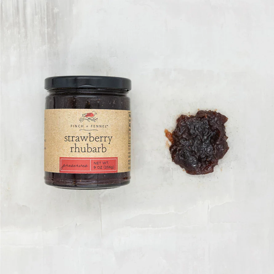 Finch + Fennel - Strawberry Rhubarb Preserves