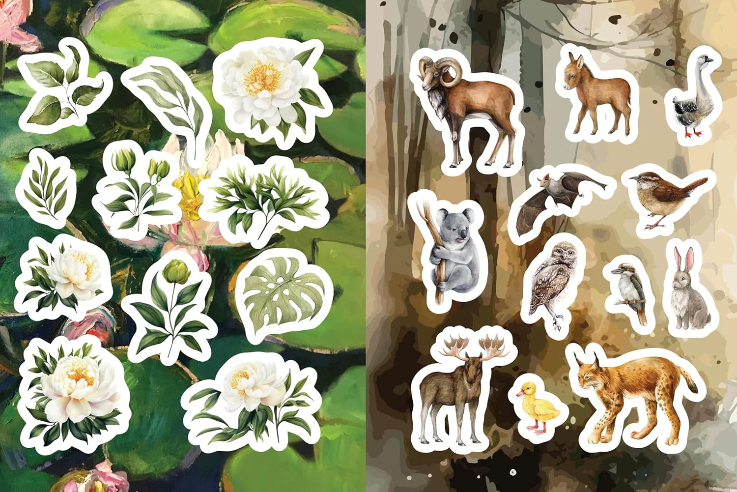 Flora, Fauna, Botanicals, and Bees Sticker, Color, & Activity Book - Image 5