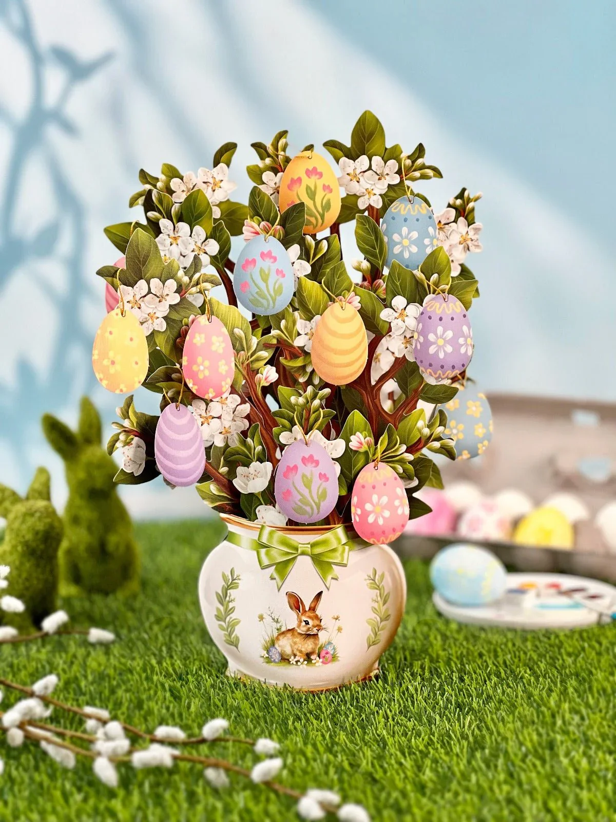 FreshCut Paper - Easter Egg Tree Pop-Up Bouquet