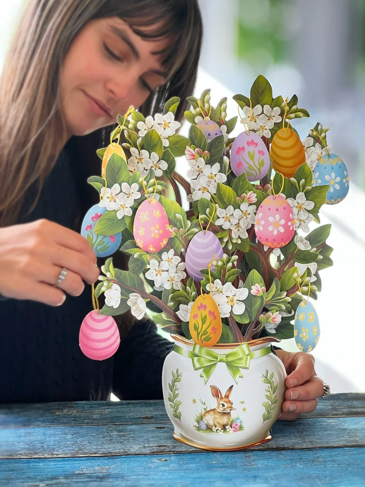 FreshCut Paper - Easter Egg Tree Pop-Up Bouquet - Image 2