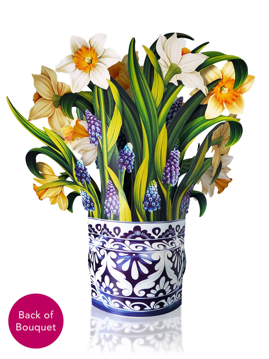 FreshCut Paper - English Daffodils Pop-Up Bouquet - Image 4