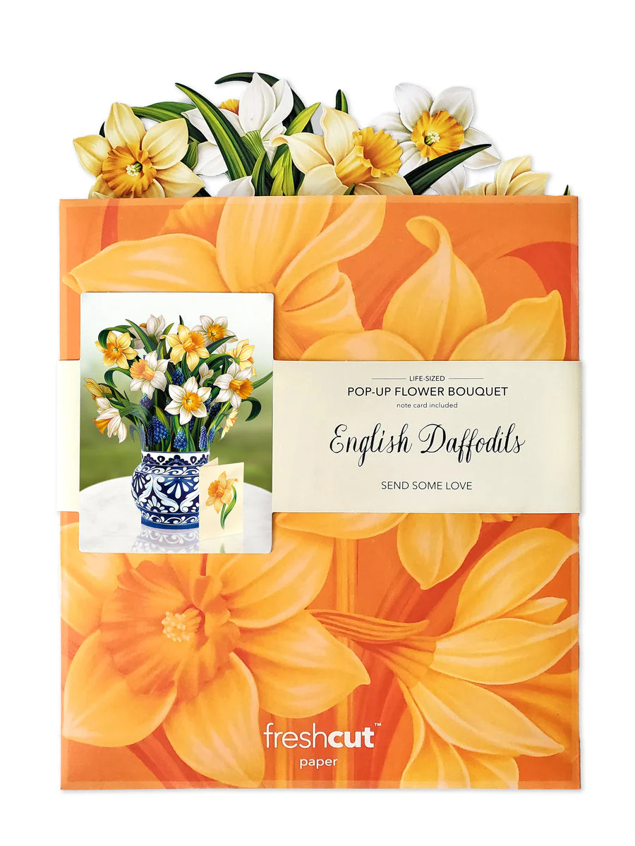 FreshCut Paper - English Daffodils Pop-Up Bouquet - Image 5