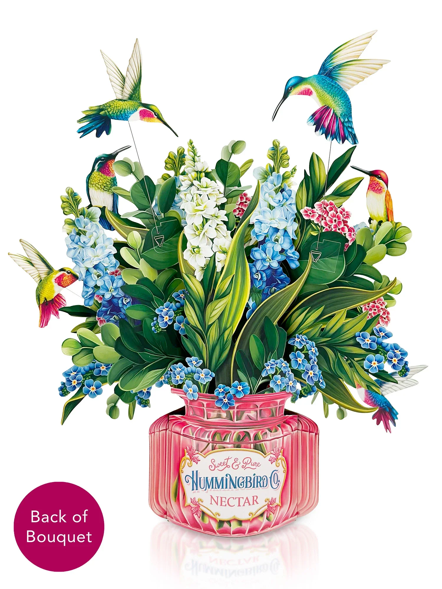 FreshCut Paper - Hummingbird Oasis Pop-Up Bouquet - Image 4