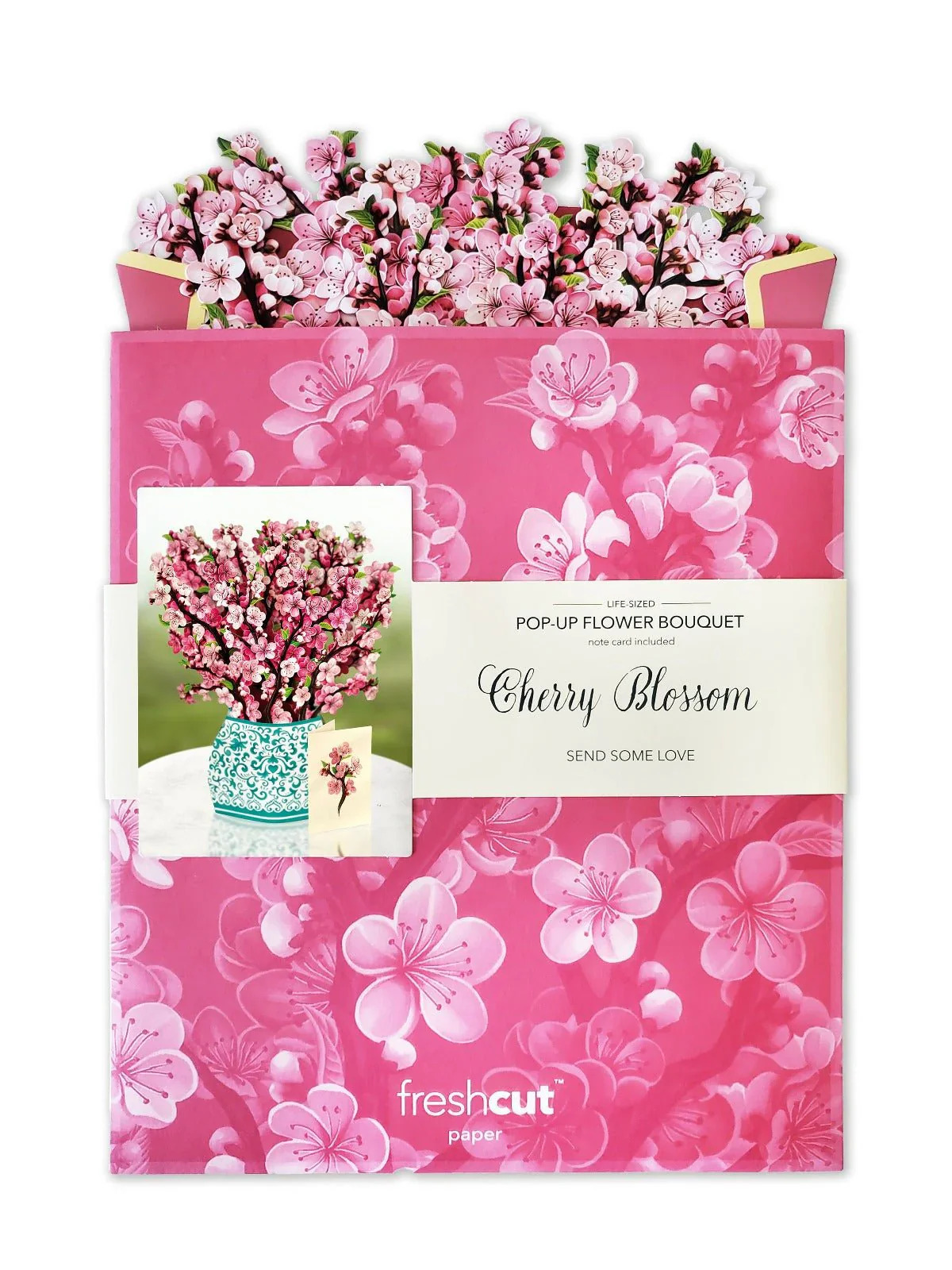 FreshCut Paper - Japanese Cherry Blossoms Pop-Up Bouquet - Image 4