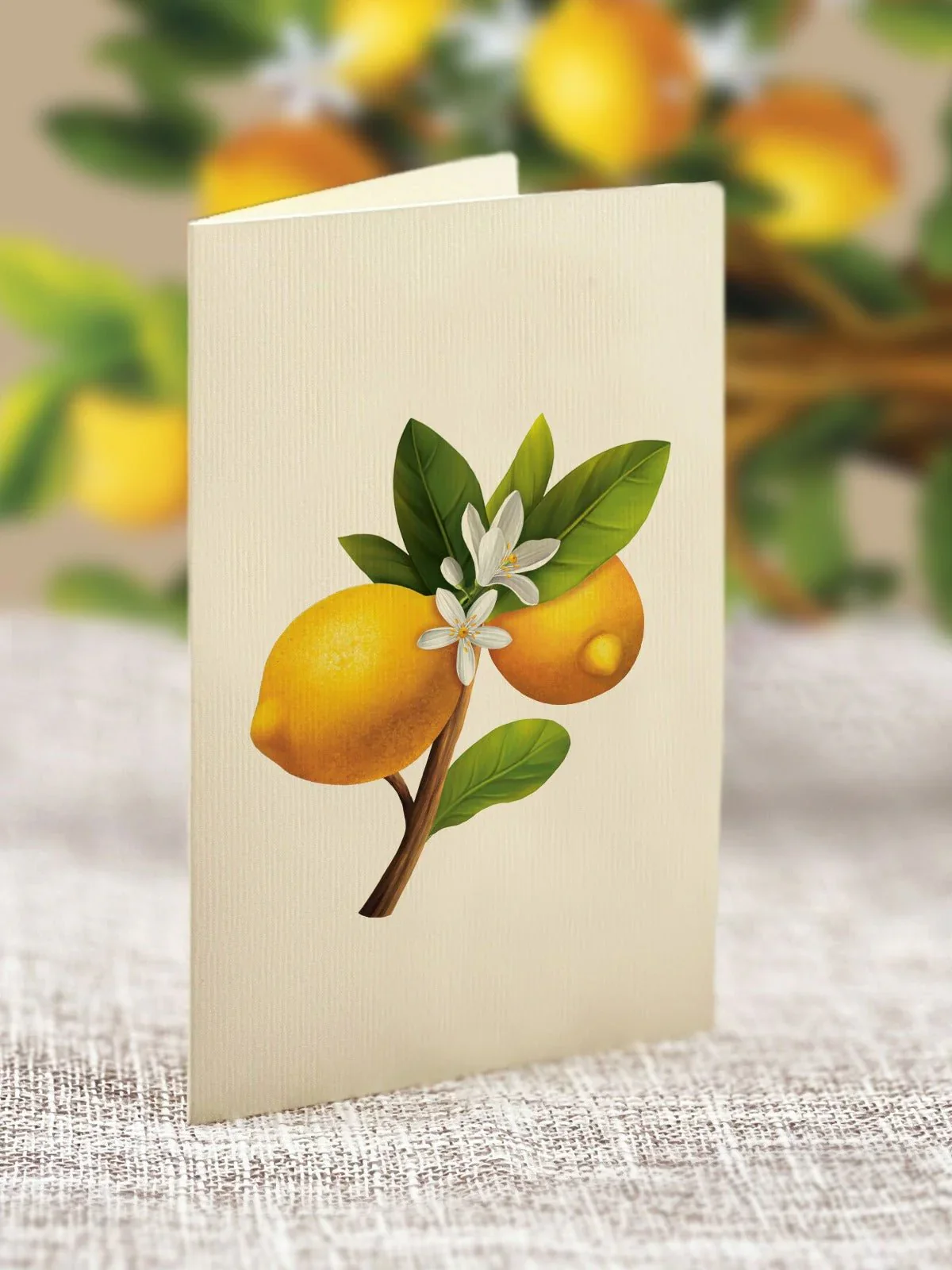 FreshCut Paper - Lemon Blossom Tree Pop-Up Bouquet - Image 4