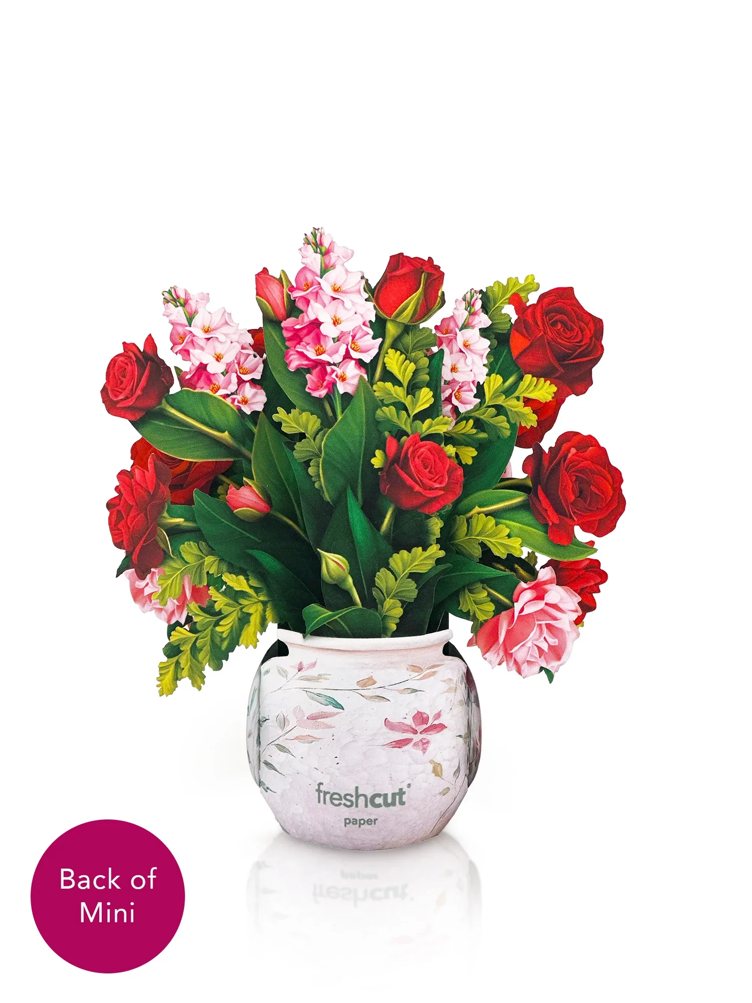 FreshCut Paper - Mini Blooming Roses Pop-Up Card - Image 3