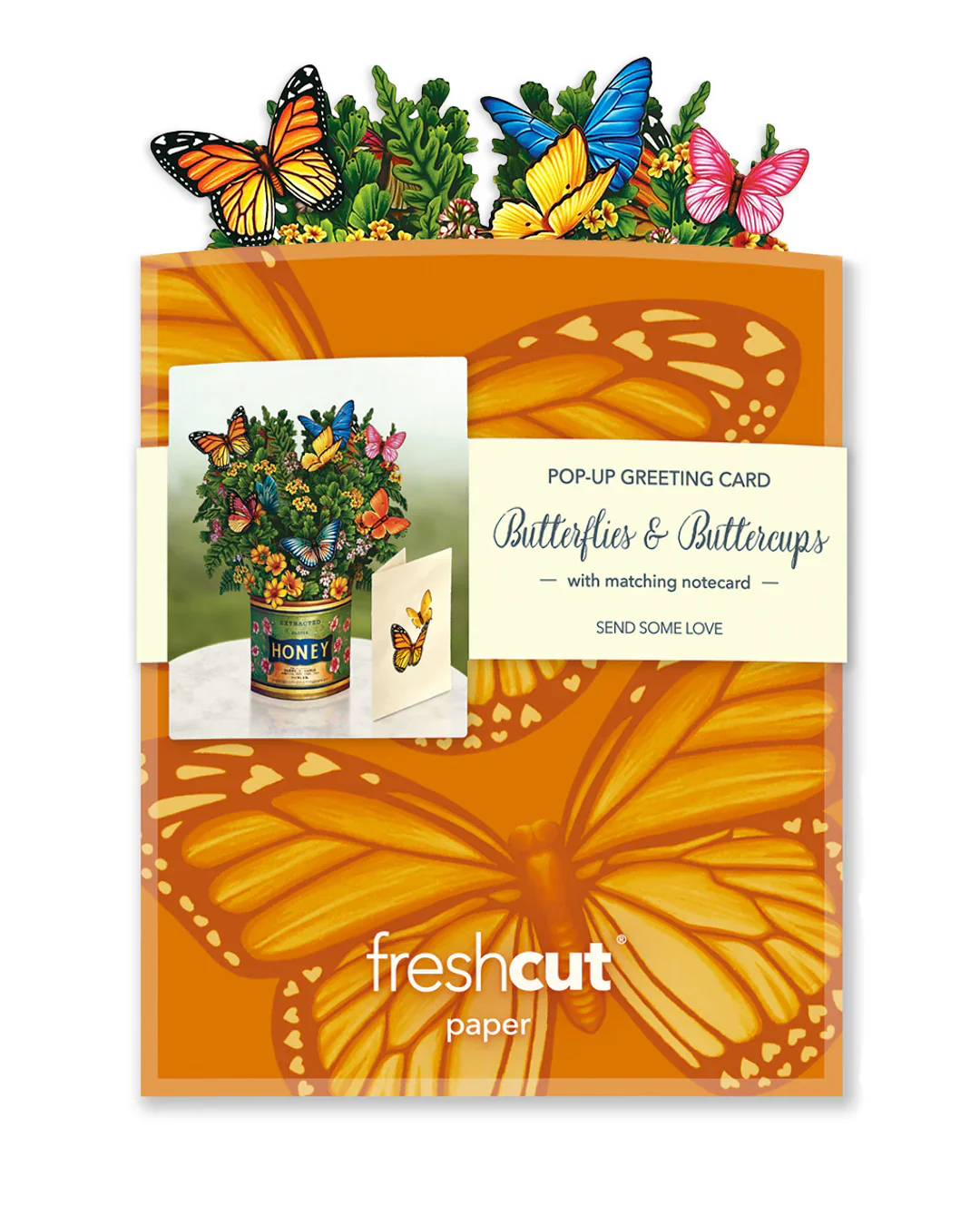 FreshCut Paper - Mini Butterflies & Buttercups Pop-Up Card - Image 4