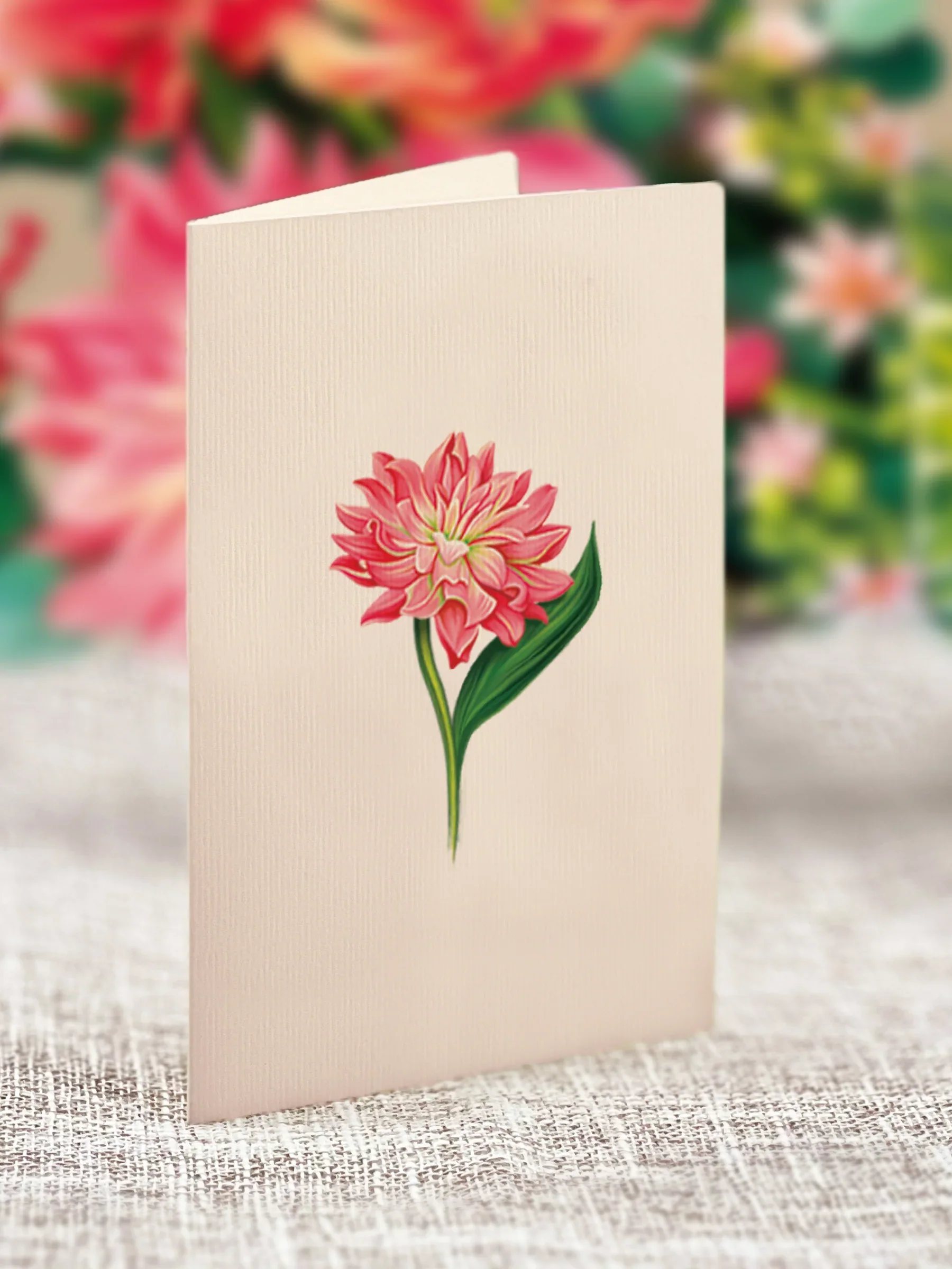 FreshCut Paper - Mini Dear Dahlia Pop-Up Card - Image 4