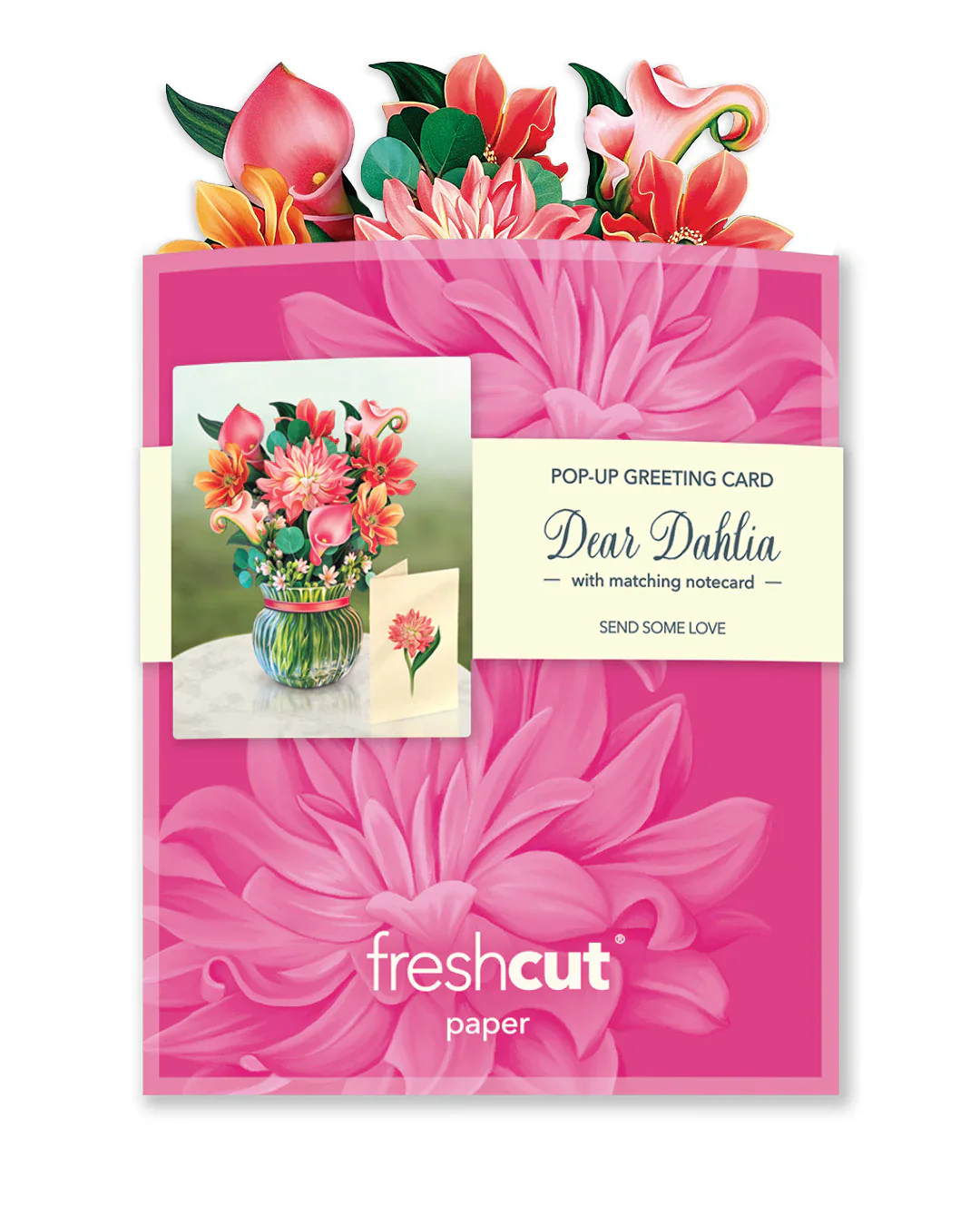 FreshCut Paper - Mini Dear Dahlia Pop-Up Card - Image 5