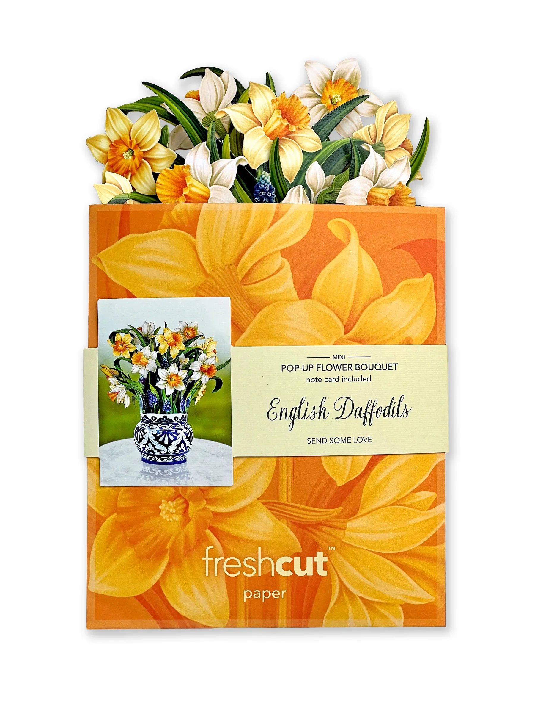 FreshCut Paper - Mini English Daffodils Pop-Up Card - Image 5