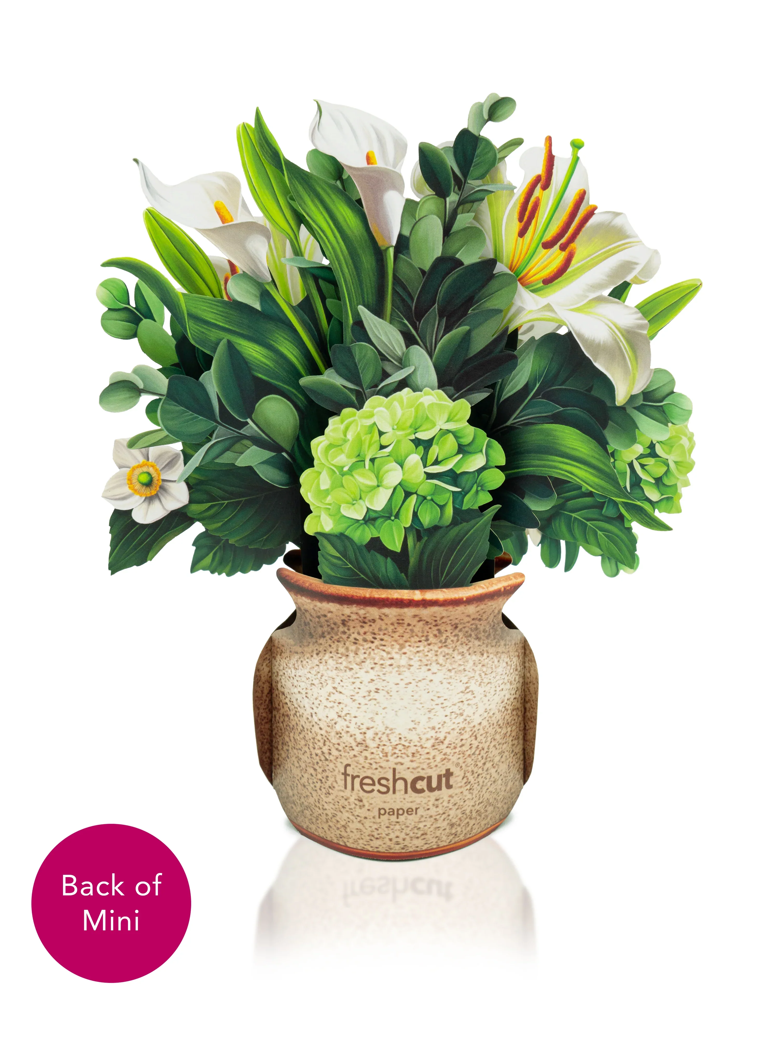 FreshCut Paper - Mini Ivory & Sage Pop-Up Card - Image 2