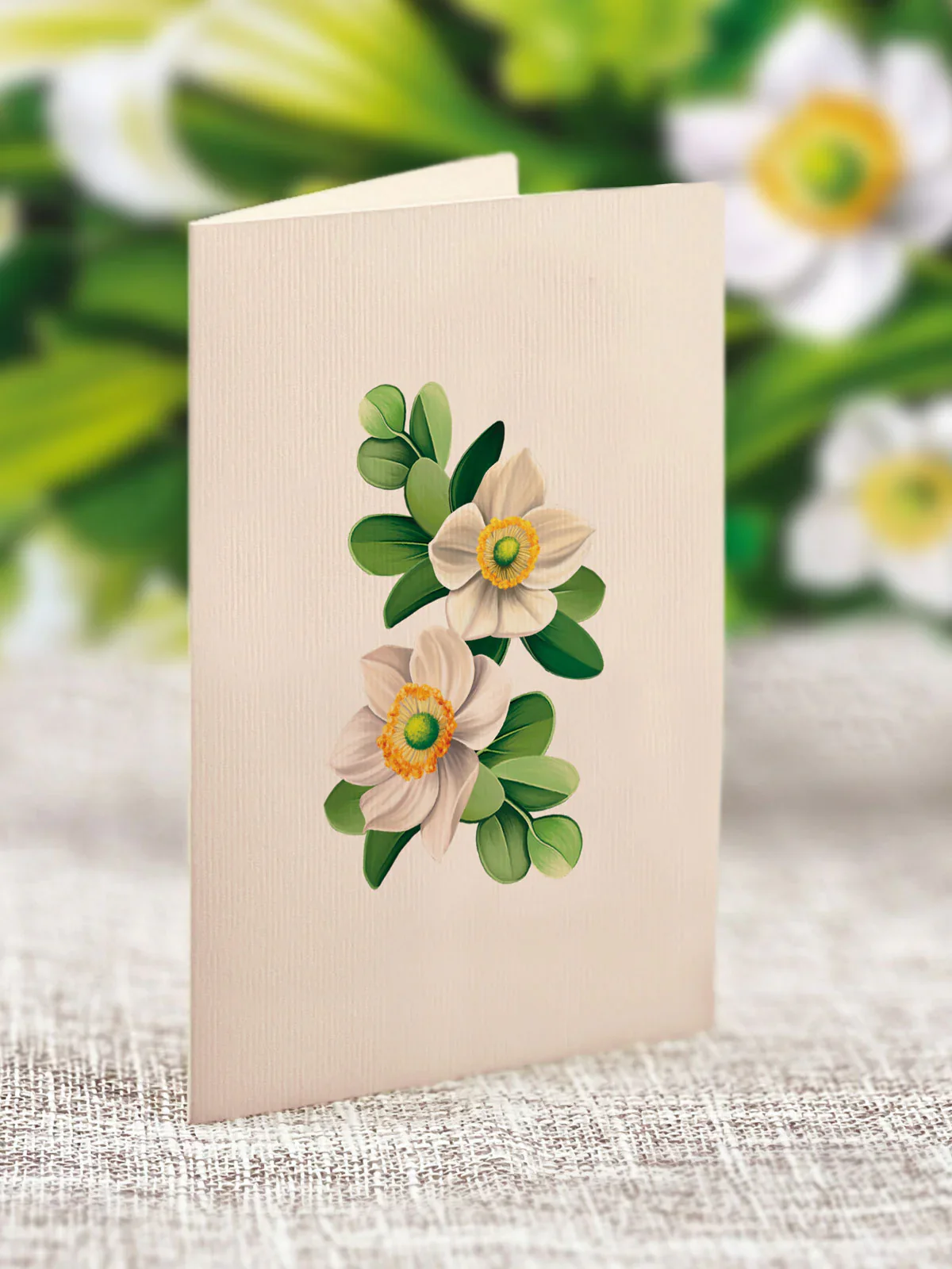 FreshCut Paper - Mini Ivory & Sage Pop-Up Card - Image 4